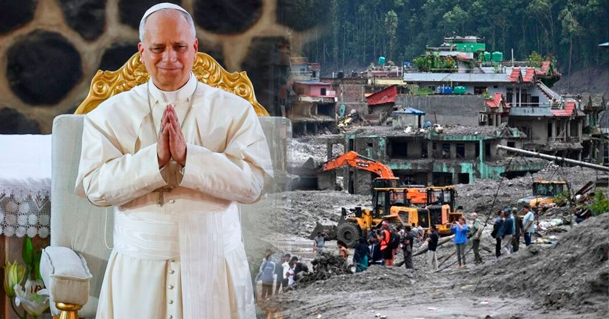 Tragedia en Nepal: Papa León XIV envía ayuda económica tras inundaciones que dejan más de 600 muertos
