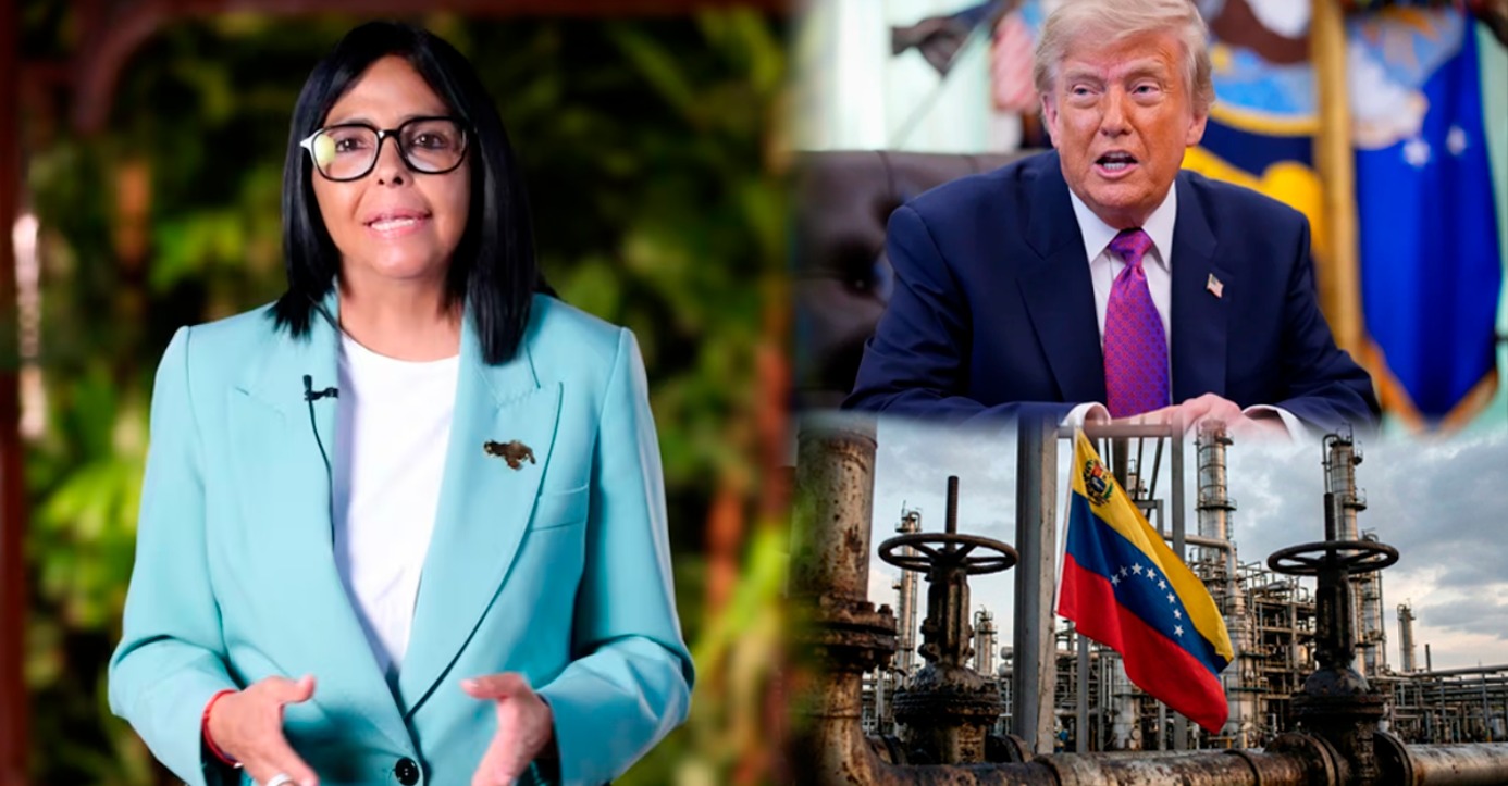 Delcy Rodríguez asegura que Venezuela conservará soberanía petrolera tras acuerdo con Estados Unidos
