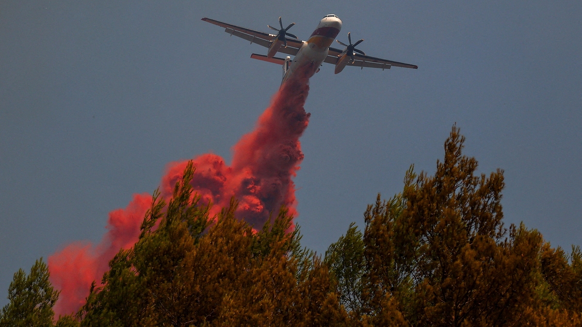 Incendios forestales golpean el norte de Francia: evacuaron a 1.200 personas y uno de los focos continúa avanzando
