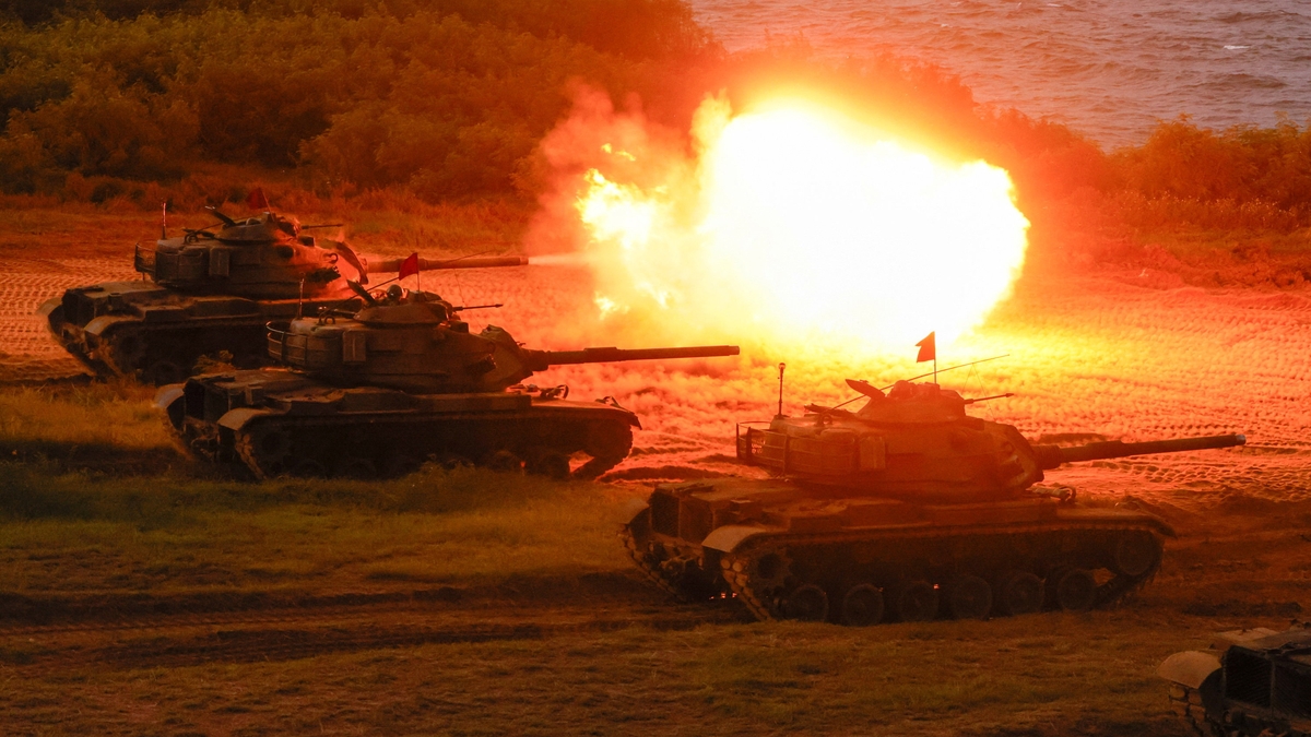 Taiwán simuló el rechazo de un ataque aéreo del régimen chino en las islas Penghu durante los ejercicios militares Han Kuang
