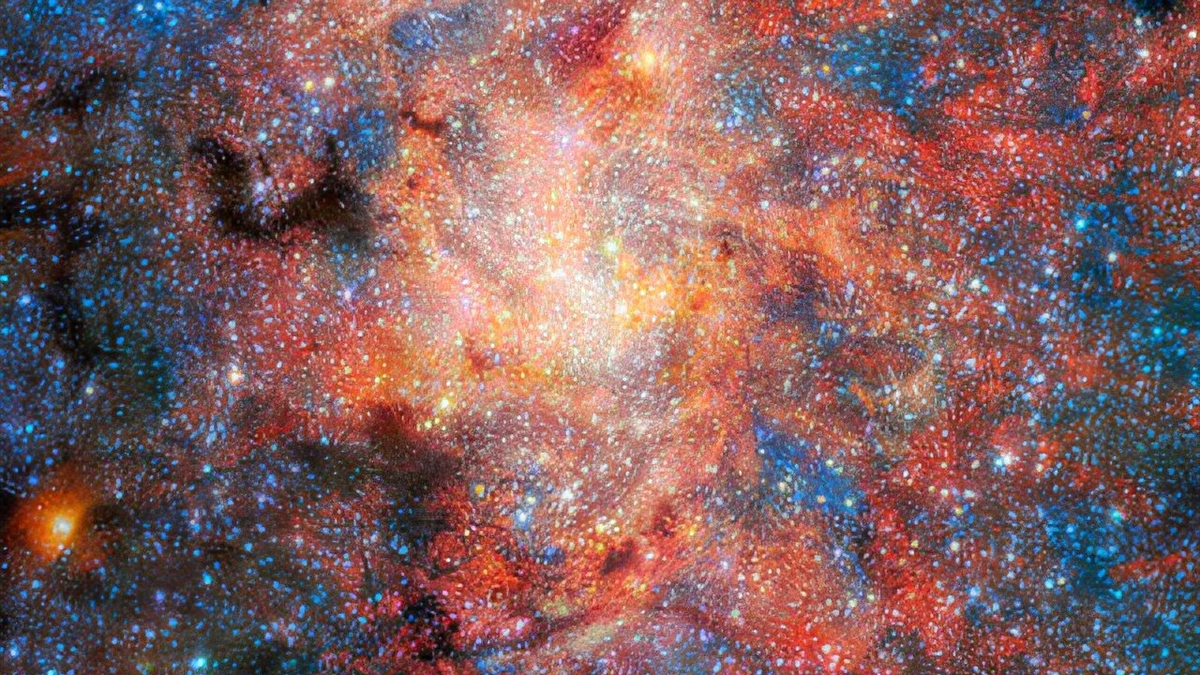 El telescopio James Webb detecta agua y polvo en una estrella gigante cerca del agujero negro de la Vía Láctea
