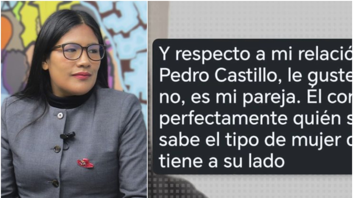 “Pedro Castillo es mi pareja, él conoce quién soy”: atribuyen a diputada Catherin Palomino mensajes contra la familia del expresidente