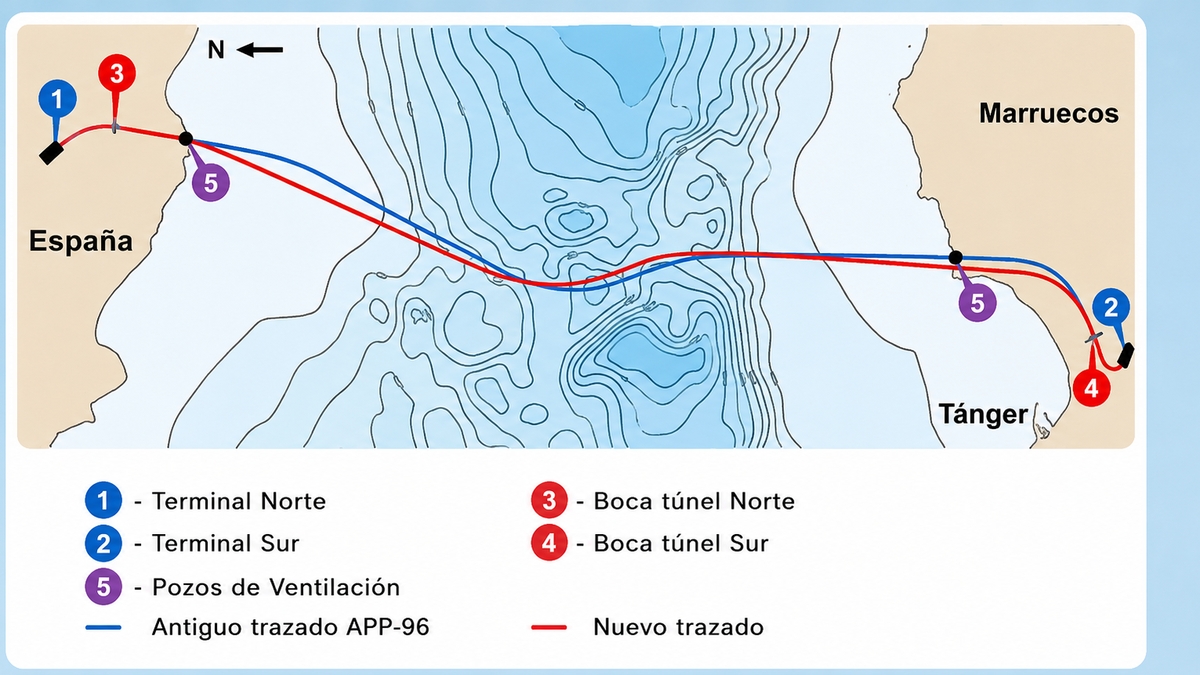 El túnel del Estrecho de Gibraltar, el proyecto de España y Marruecos para hacer un puente entre continentes que espera desde hace 50 años