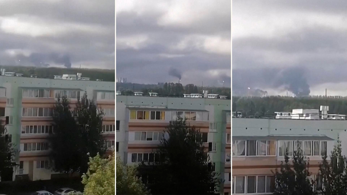 Ucrania volvió a golpear una refinería en lo profundo del territorio ruso: mil kilómetros al este de Moscú