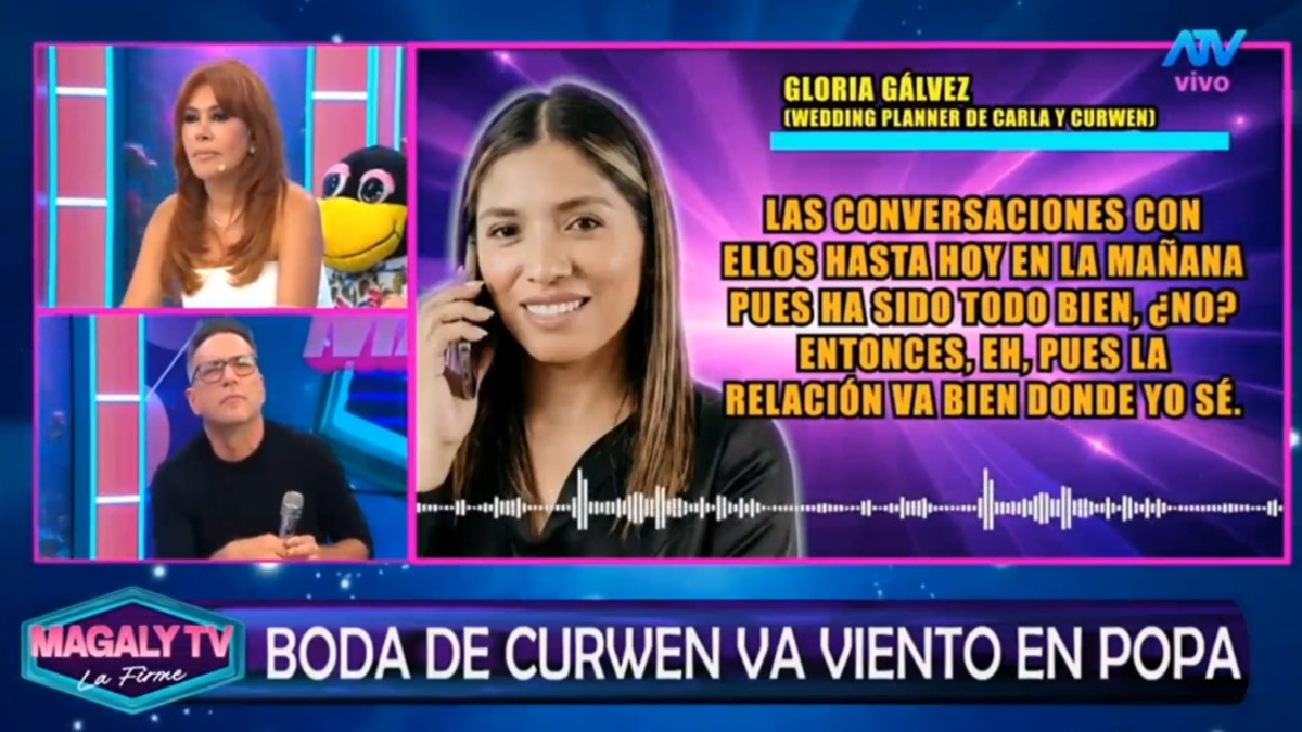 Wedding planner de Curwen revela que boda con Carla Campos Salazar seguía en pie tras ‘ampay’: “En la mañana hablé con ellos”