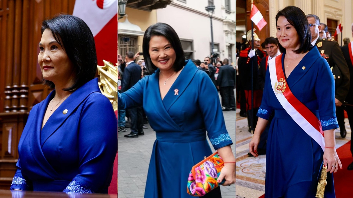 Keiko Fujimori, al estilo de una influencer, explicó el origen de los looks que lució en su toma de mando y destacó a diseñadores peruanos