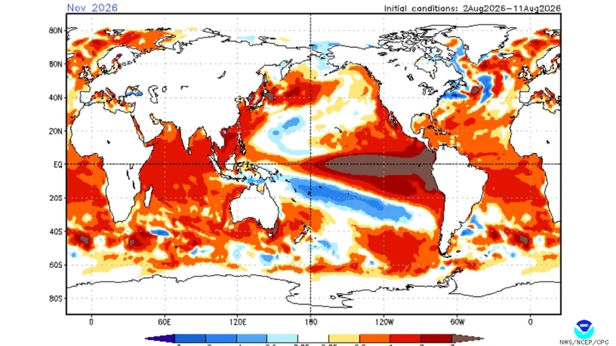 Súper El Niño: elevan al 95% la probabilidad de un evento muy fuerte y advierten riesgos climáticos