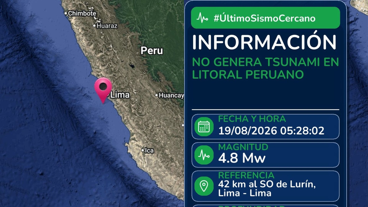 Sismo sacude Lima hoy 19 de agosto: la respuesta oficial de la Marina de Guerra ante el temor de tsunami