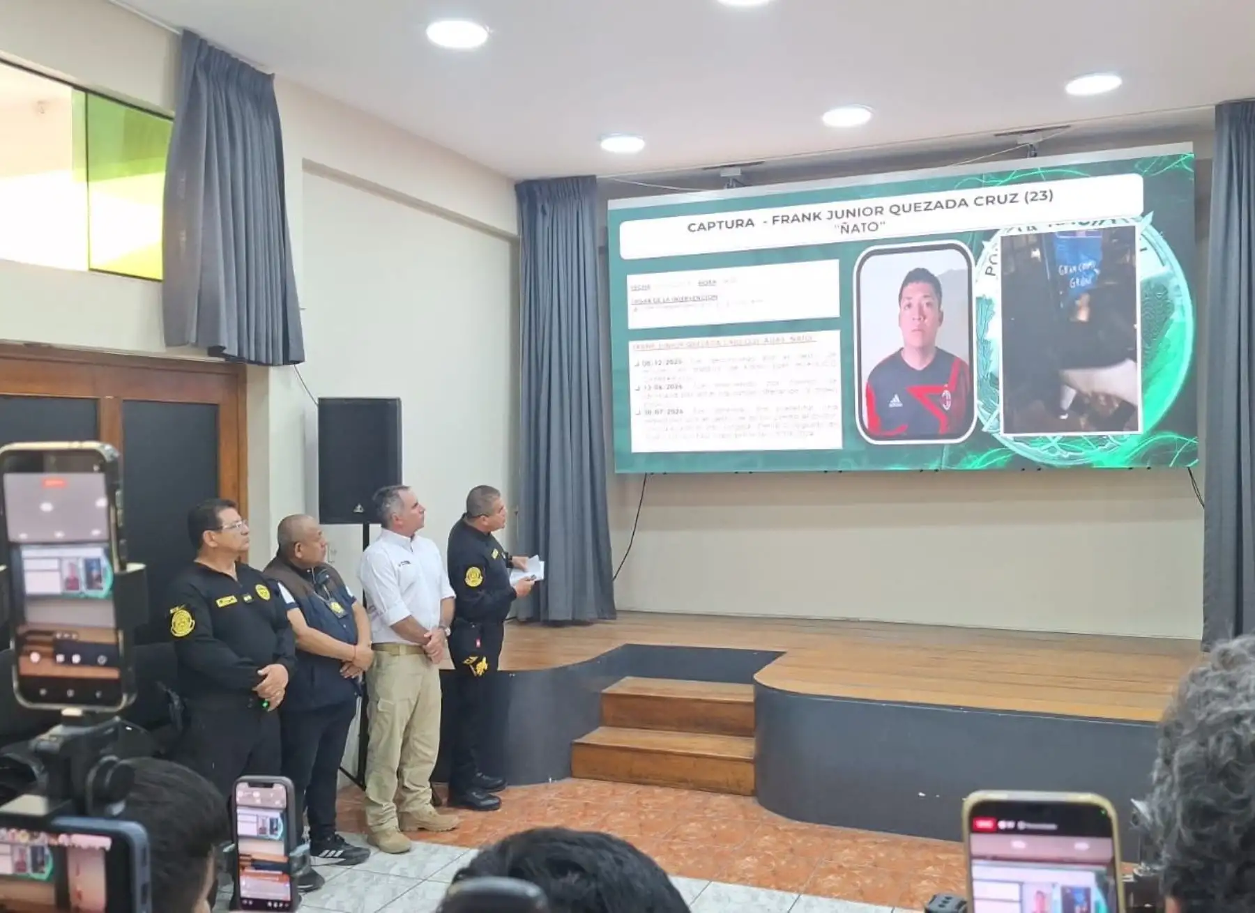 PNP confirma antecedentes de los presuntos implicados en el crimen y secuestro de Trujillo