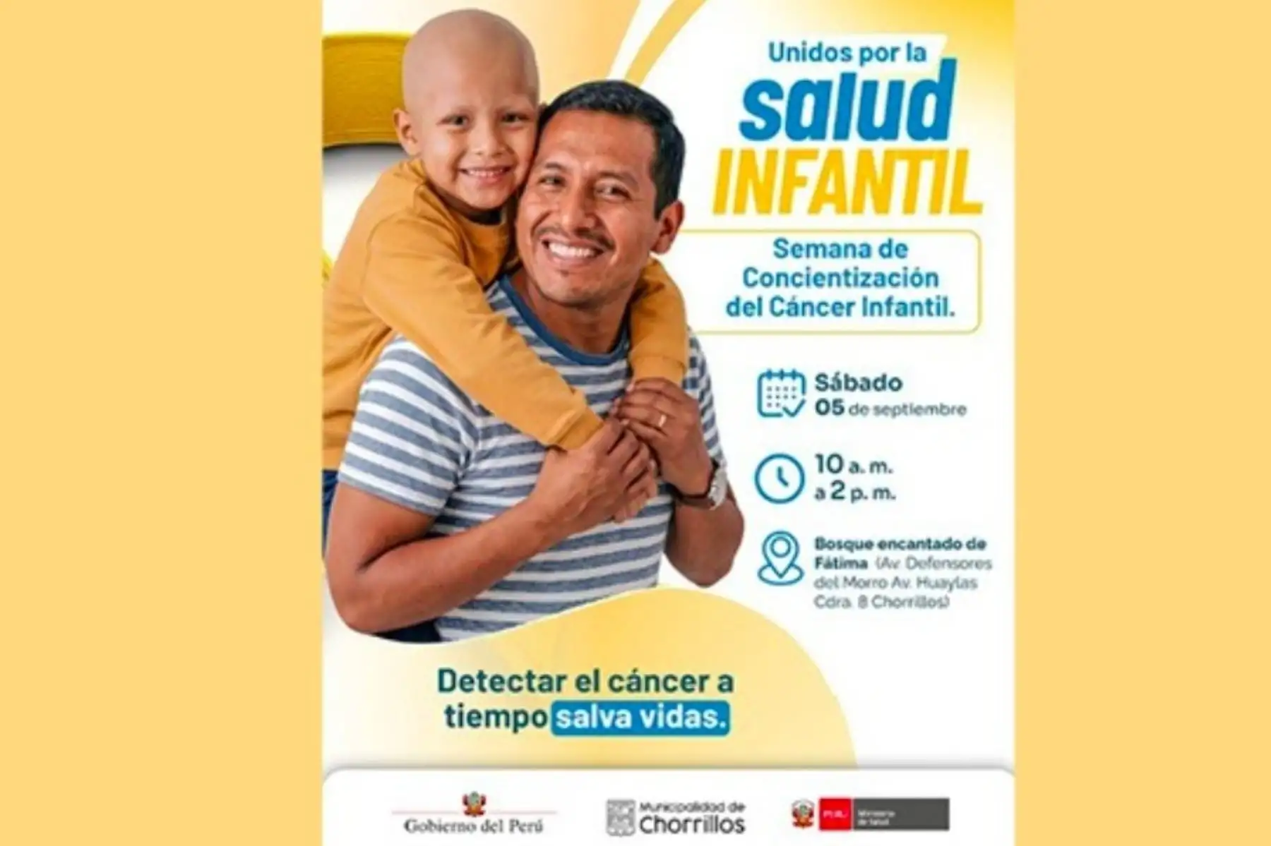 ¡Atención Chorrillos! Minsa realizará campaña contra el cáncer infantil este sábado 5