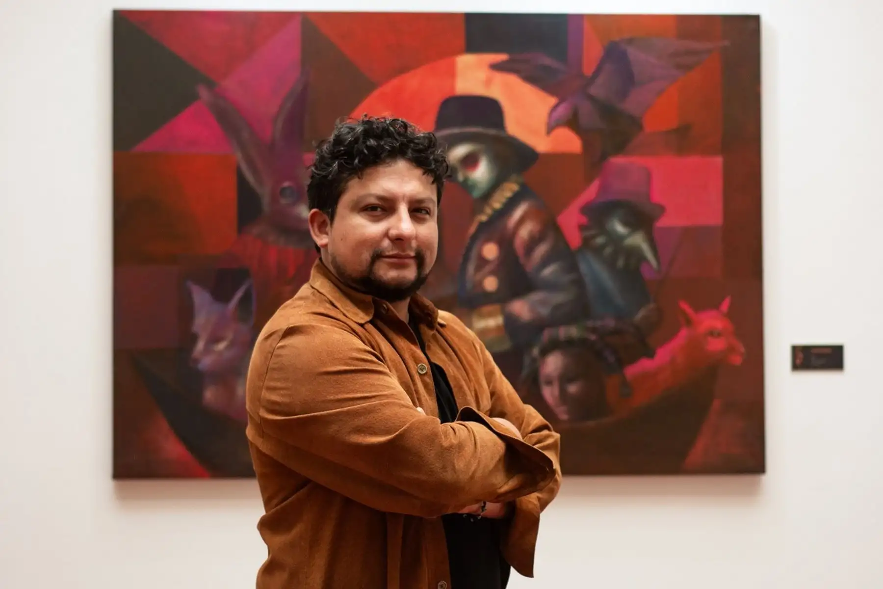 Exposición presenta trabajos recientes del pintor Luis Miguel Portilla Tuesta