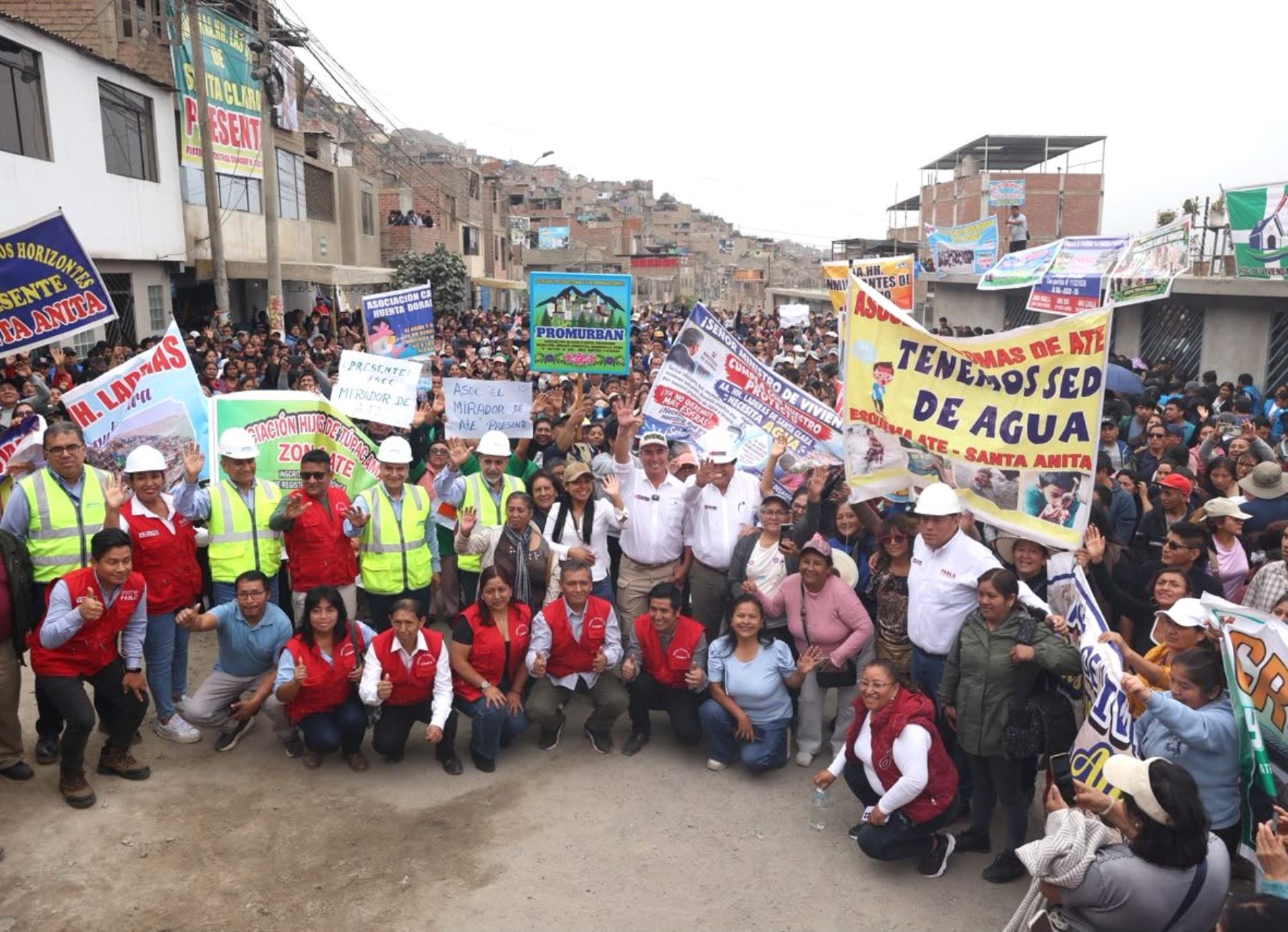 MVCS impulsa el destrabe de proyectos de agua potable en Ate, Santa Anita y El Agustino