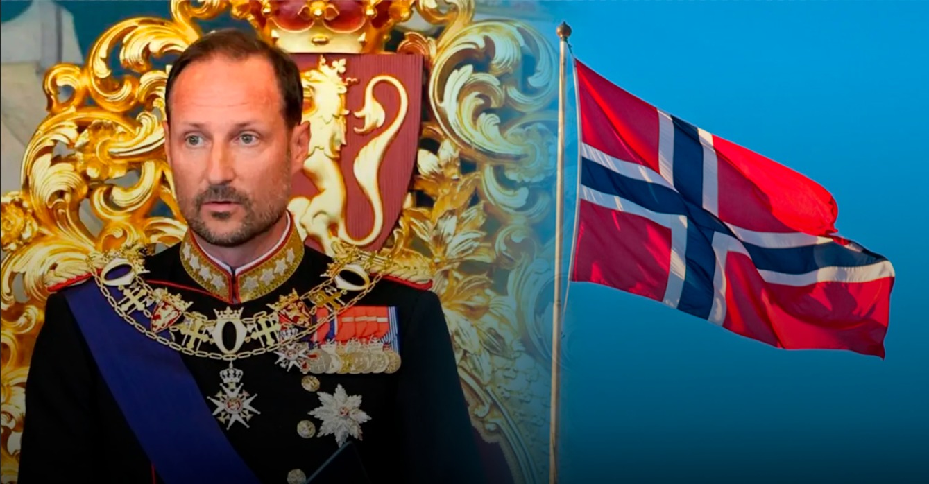 Haakon VIII jura como rey de Noruega tras la muerte de Harald V: asumió el trono ante el Parlamento