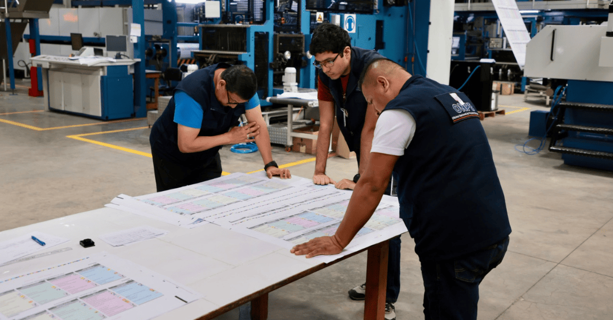 ONPE inicia impresión de más de 26 millones de cédulas de sufragio para las elecciones regionales y municipales 2026