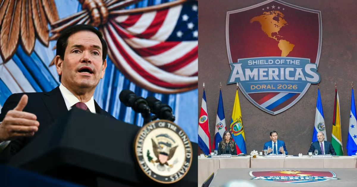 Marco Rubio llegó al Perú para concretar la incorporación de nuestro país al Escudo de las Américas