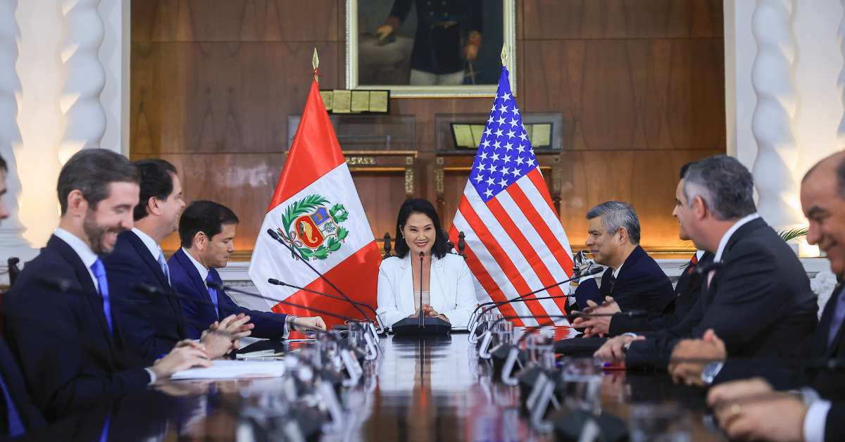 Keiko Fujimori y Marco Rubio ponen a la lucha contra el crimen organizado como primer tema de su reunión