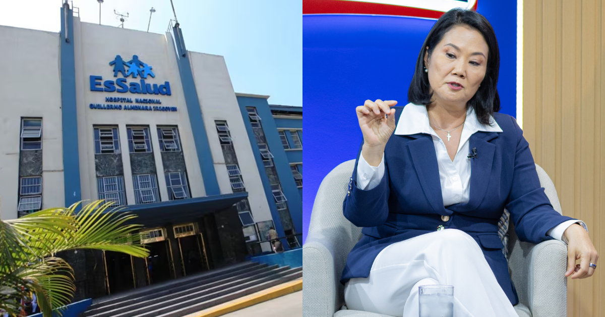 Keiko Fujimori sobre deficiencias en el sector salud: «Se está pensando hacer una reforma en EsSalud»