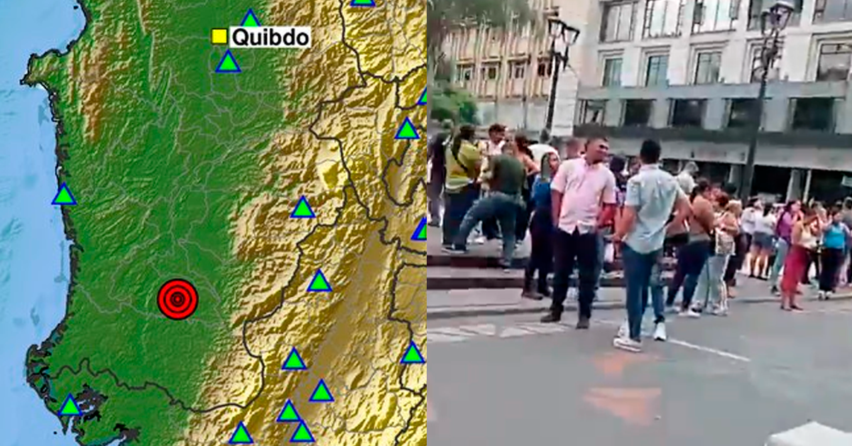 Alerta en Colombia: cinco sismos sacuden el Chocó y reviven el temor por el terremoto de agosto