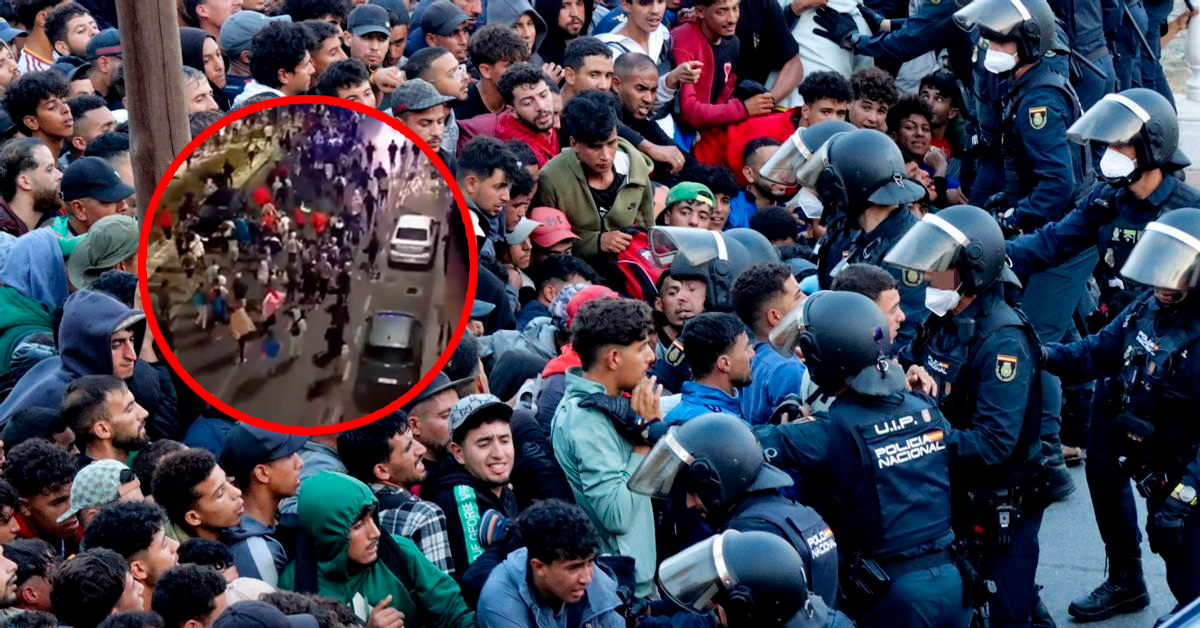 Ceuta: traslado de migrantes termina en caos con estampida de miles de marroquíes