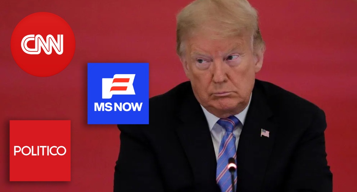 Trump veta a CNN, MS Now y Politico de la Casa Blanca y amenaza con incluir a otros medios