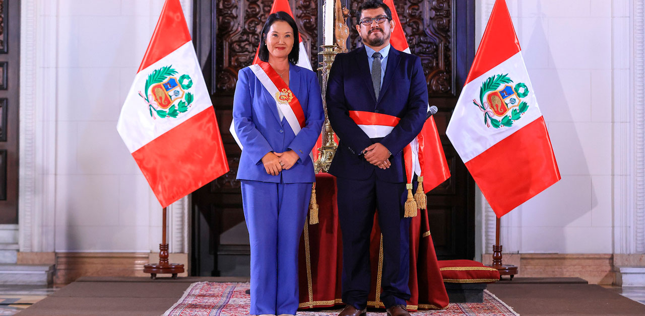 José Angello Tangherlini Casal: Presidenta Keiko Fujimori tomó juramento al nuevo ministro de Transportes y Comunicaciones