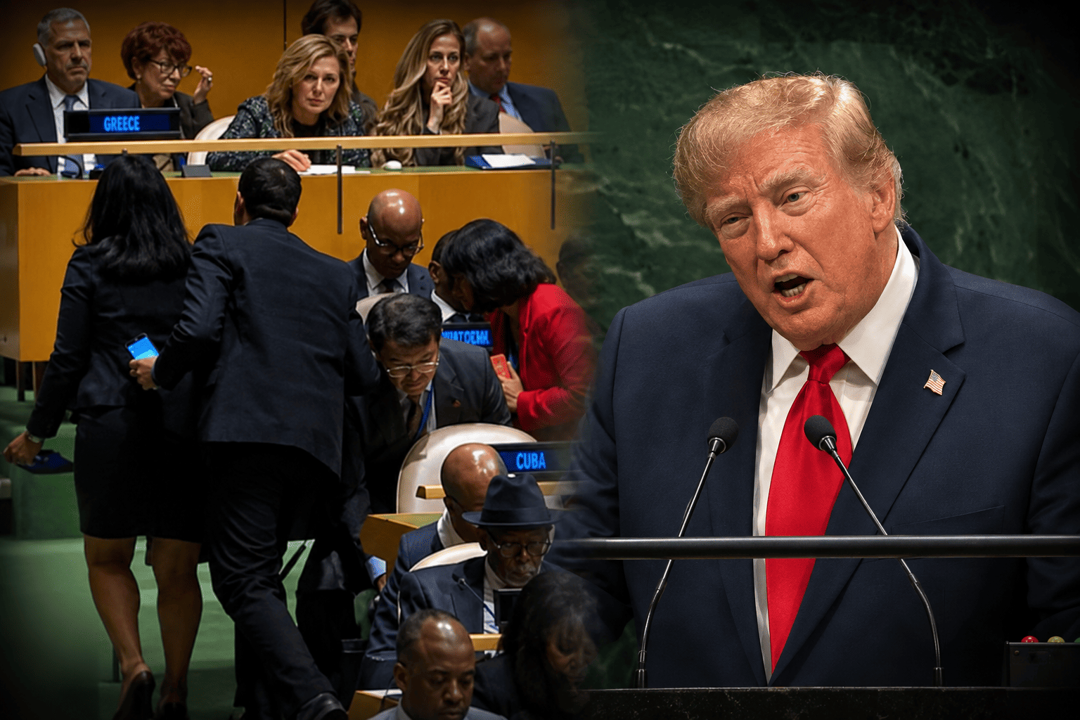 Delegación de Cuba abandona la Asamblea de la ONU tras declaraciones de Trump: «Es un Estado fallido»