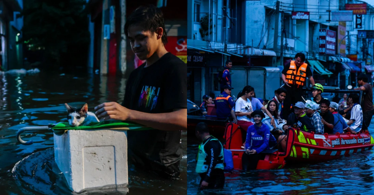Tailandia: luvias en Bangkok provocan inundaciones en varias zonas y obligan a evacuar a miles de personas