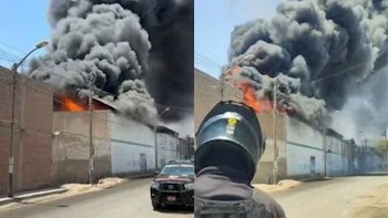 Reportan incendio de grandes proporciones en Puente Piedra: más de 20 unidades de bomberos atienden la emergencia